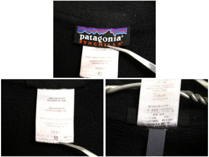 パタゴニア マースピアル シンチラ フリース ジャケット メンズ M / 古着 09年製 プルオーバー ブルゾン ハイネック ハーフジップ 廃盤 黒