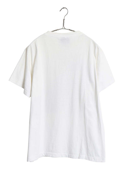 80s USA製 ウールリッチ ベア イラスト プリント Tシャツ メンズ L ヴィンテージ アウトドア アニマル グラフィック シングルステッチ 白