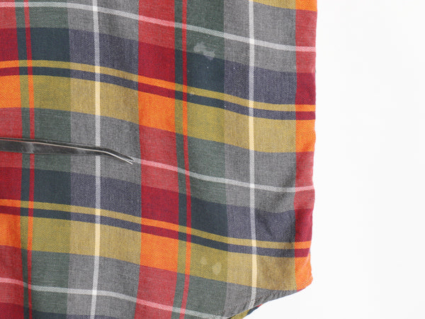 90s オールド ギャップ チェック 長袖 ボタンダウン シャツ メンズ L 古着 旧タグ ポケット付き カジュアル BD コットン 薄手 マルチカラー
