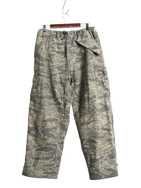 米軍実物 プロパー 社製 APECS デジタル タイガー カモ オーバー パンツ LARGE REGULAR 古着 USAF ABU ECWCS カーゴ ゴアテックス 迷彩柄 