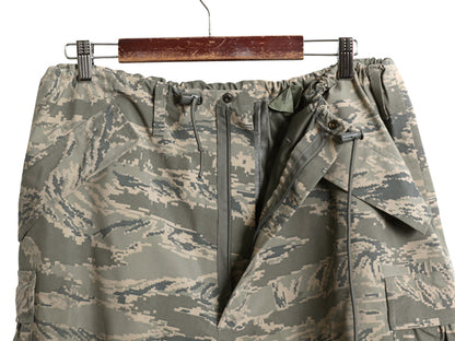 米軍実物 プロパー 社製 APECS デジタル タイガー カモ オーバー パンツ LARGE REGULAR 古着 USAF ABU ECWCS カーゴ ゴアテックス 迷彩柄 