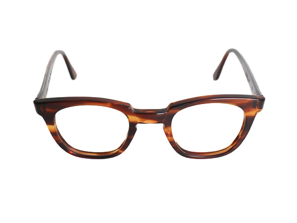 60s ★ TITMUS セーフティ グラス 48 24 / ヴィンテージ メガネ アイウェア ウェリントン インダストリアル サングラス アンバー ブラウン