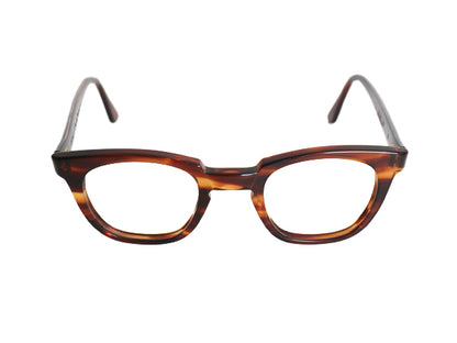 60s ★ TITMUS セーフティ グラス 48 24 / ヴィンテージ メガネ アイウェア ウェリントン インダストリアル サングラス アンバー ブラウン
