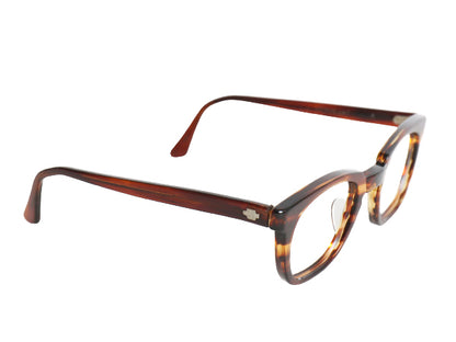 60s ★ TITMUS セーフティ グラス 48 24 / ヴィンテージ メガネ アイウェア ウェリントン インダストリアル サングラス アンバー ブラウン