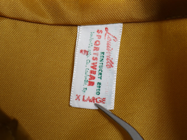 デッドストック 70s Louisville ナイロン レーシング ジャケット メンズ XL ヴィンテージ ジャンパー ブルゾン ワンポイント 企業 ワッペン