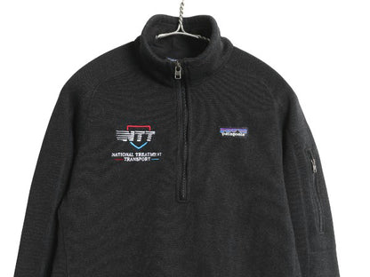 パタゴニア ベターセーター ハーフジップ レディース S 19年製 裏起毛 フリース セーター プルオーバー ジャケット ブルゾン ブラック 企業