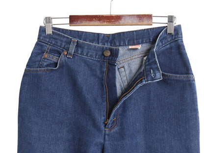 80s USA製 リーバイス デニム パンツ レディース M 程 ヴィンテージ ジーパン ジーンズ ストレート テーパード ライトオンス ボトムス 濃紺