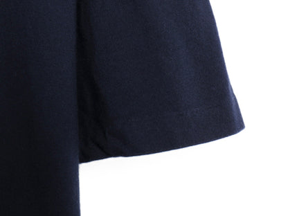 ポロ ラルフローレン ロゴ プリント 半袖 Tシャツ メンズ M / カットソー コットン シングルステッチ クルーネック トップス シンプル 紺