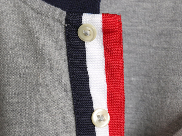 ポロ ラルフローレン 鹿の子 半袖 ポロシャツ メンズ M / CLASSIC FIT ポニー ワンポイント ボックス カットソー 無地 トリコカラー グレー