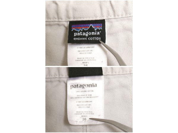 00s パタゴニア ロング スタンドアップ ショーツ メンズ 36 古着 03年製 アウトドア ノータック ショートパンツ 短パン キャンバス ダック