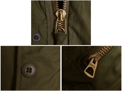 デッドストック 70s  ALPHA 社製 米軍実物 US ARMY M-65 フィールド ジャケット LARGE LONG / 72年製 ヴィンテージ ミリタリー 3rd ブラス