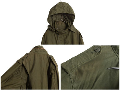 デッドストック 70s  ALPHA 社製 米軍実物 US ARMY M-65 フィールド ジャケット LARGE LONG / 72年製 ヴィンテージ ミリタリー 3rd ブラス