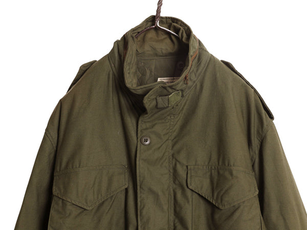デッドストック 70s  ALPHA 社製 米軍実物 US ARMY M-65 フィールド ジャケット LARGE LONG / 72年製 ヴィンテージ ミリタリー 3rd ブラス