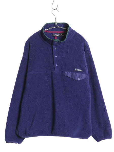 90s パタゴニア スナップT メンズ L 古着 94年製 オールド アウトドア フリース ジャケット プルオーバー ブルゾン ジャンパー ハイネック