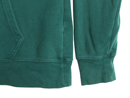 ノースフェイス プリント スウェット フード パーカー レディース L / 古着 アウトドア トレーナー プルオーバー 裏起毛 シンプル グリーン