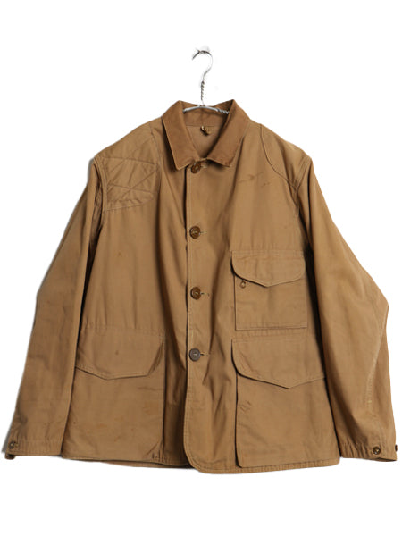 40s ★ American Field ハンティング ジャケット メンズ M 程/ ヴィンテージ アウトドア コットン ブラウン ダック ブルゾン カバーオール