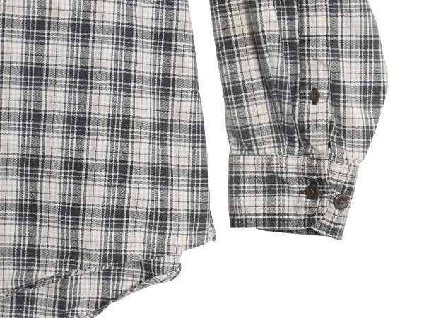 90s オールド ギャップ チェック 長袖 シャツ メンズ XL 長袖シャツ ヘビーウェイト コットン ポケット付き 黒 マルチカラー 大きいサイズ