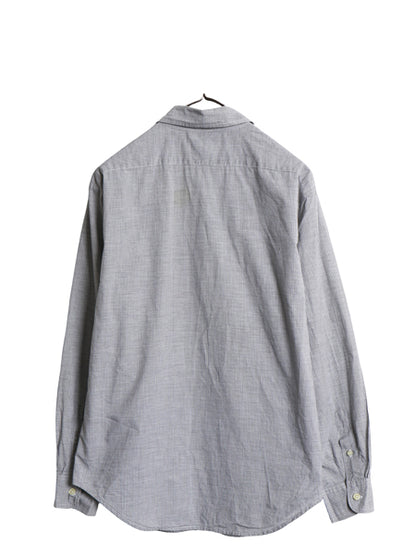 90s ローレン ラルフローレン チェック 長袖 シャツ レディース M 程 オールド ポロ コットン ワイシャツ ワンポイント シンプル ゆったり