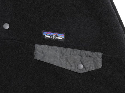 パタゴニア ライトウェイト シンチラ スナップT メンズ L / 16年製 フリース プルオーバー ジャケット アウトドア ブルゾン ジャンパー 黒