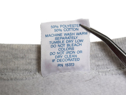 90s ★ デニスロッドマン イラスト プリント スウェット メンズ M 古着 オールド シカゴ ブルズ NBA バスケ スポーツ 裏起毛 トレーナー 灰