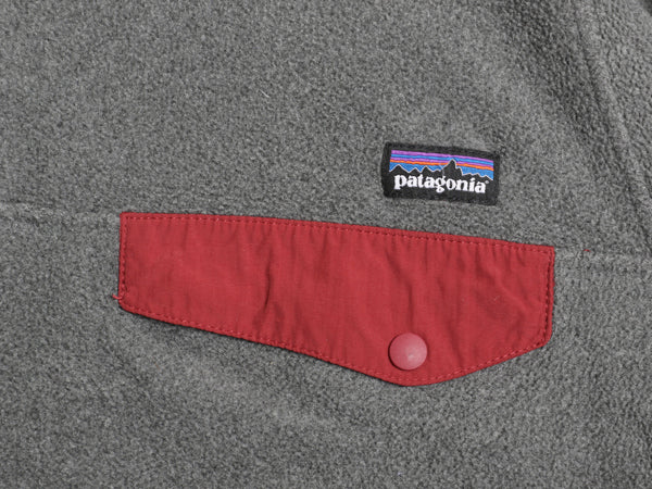 パタゴニア ライトウェイト シンチラ スナップT メンズ XS / 古着 14年製 フリース プルオーバー ジャケット ブルゾン アウトドア グレー 