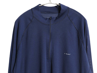 パタゴニア キャプリーン 2 長袖 Tシャツ メンズ XL / 07年製 アウトドア ハーフジップ ロンT ストレッチ アンダーシャツ 大きいサイズ 紺