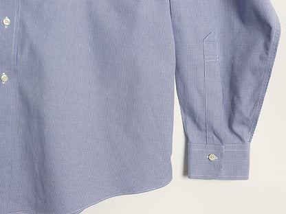 ブルックスブラザーズ チェック 長袖 ボタンダウン シャツ メンズ Ｌ 古着 SLIM FIT スーピマ コットン ワイシャツ ポケット付き ビジネス