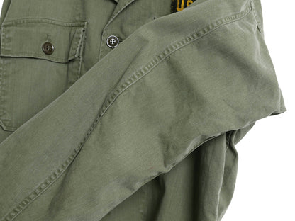 40s ★ 米軍実物 US ARMY M-47 HBT ユーティリティ シャツ ジャケット メンズ M / 古着 ヴィンテージ ミリタリー ヘリンボーン カーキ 軍物