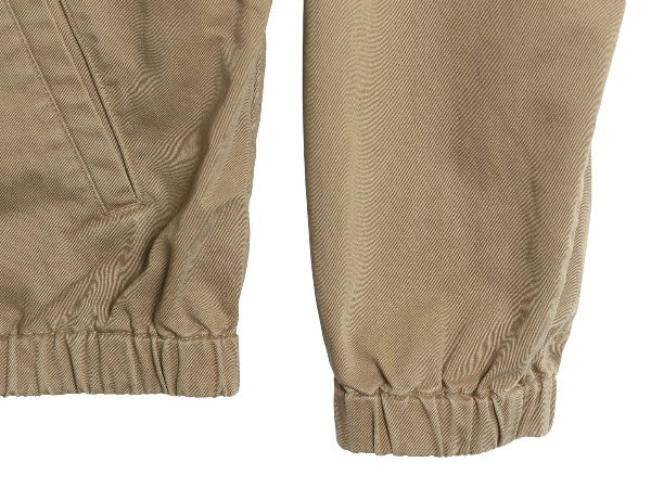 90s ポロ ラルフローレン スイングトップ ジャケット メンズ L オールド コットン ブルゾン フルジップ ジャンパー ワンポイント ベージュ