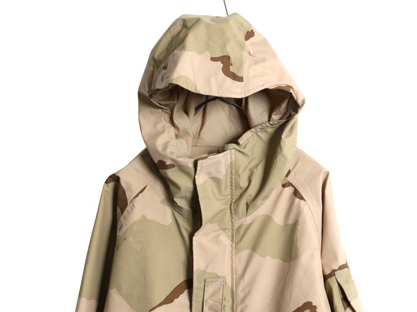 00s 米軍実物 US ARMY ECWCS デザートカモ 迷彩 ゴアテックス ジャケット MEDIUM REGULAR / 02年製 1st GEN 初期型 ミリタリー マンパ 3C
