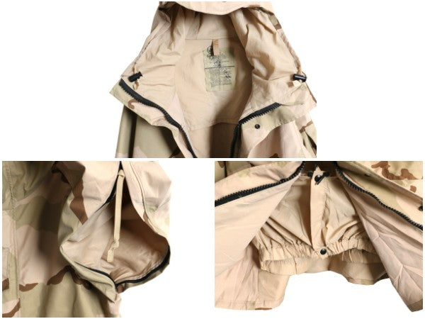 00s 米軍実物 US ARMY ECWCS デザートカモ 迷彩 ゴアテックス ジャケット MEDIUM REGULAR / 02年製 1st GEN 初期型 ミリタリー マンパ 3C