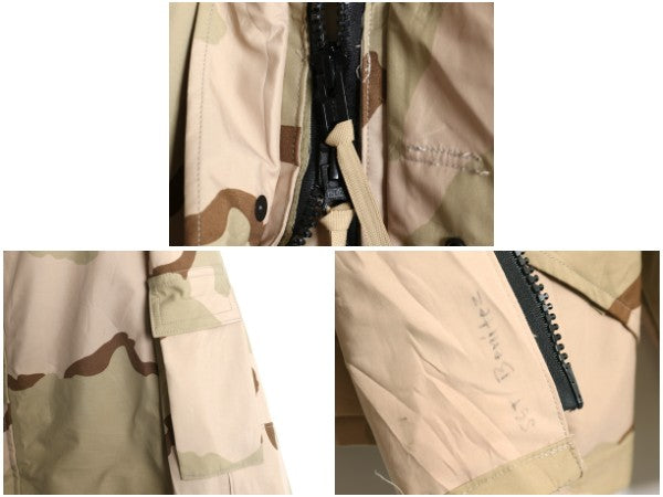 00s 米軍実物 US ARMY ECWCS デザートカモ 迷彩 ゴアテックス ジャケット MEDIUM REGULAR / 02年製 1st GEN 初期型 ミリタリー マンパ 3C