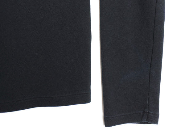 ラルフローレン 長袖 Tシャツ レディース L / ポロ スポーツ ロンT コットン ストレッチ リブ編み カットソー ロングスリーブ トップス 黒