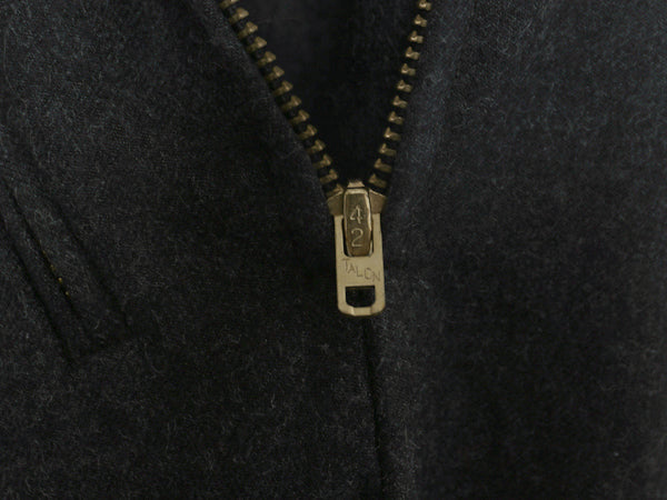 90s USA製 ラルフローレン コットン スラックス パンツ レディース S オールド ポロ スリム テーパード タック入り 無地 きれいめ 細身 灰