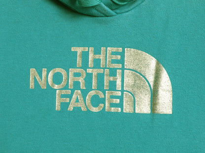 ノースフェイス プリント スウェット フード パーカー レディース М アウトドア トレーナー プルオーバー 裏起毛 ヘビーウェイト シンプル
