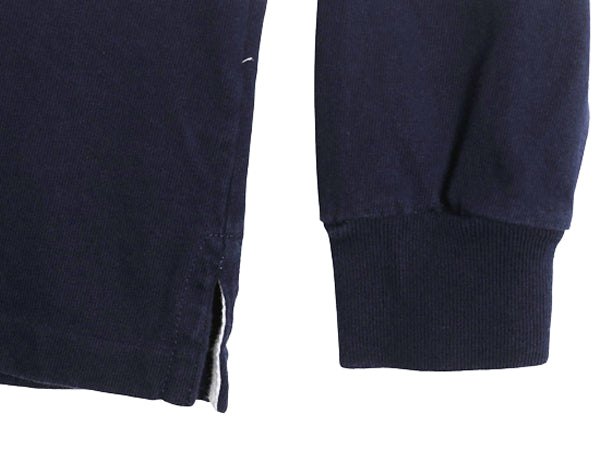 ポロ ラルフローレン ボーダー 長袖 ラガーシャツ メンズ XS ラグビー 長袖シャツ ポロシャツ カットソー ワッペン ワンポイント ボックス