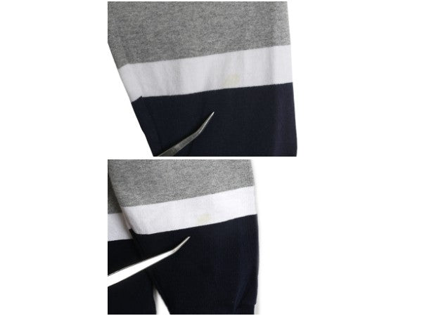 ポロ ラルフローレン ボーダー 長袖 ラガーシャツ メンズ XS ラグビー 長袖シャツ ポロシャツ カットソー ワッペン ワンポイント ボックス