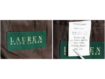 デッドストック ローレン ラルフローレン 太畝 コーデュロイ テーラード ジャケット メンズ L 程 新品 ポロ ブレザー トラッド きれいめ 茶