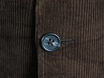 デッドストック ローレン ラルフローレン 太畝 コーデュロイ テーラード ジャケット メンズ L 程 新品 ポロ ブレザー トラッド きれいめ 茶