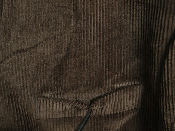 デッドストック ローレン ラルフローレン 太畝 コーデュロイ テーラード ジャケット メンズ L 程 新品 ポロ ブレザー トラッド きれいめ 茶