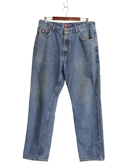 90s チャップス ラルフローレン デニム パンツ メンズ 36 32 古着 オールド ポロ ジーパン ジーンズ ストレート アタリ 5ポケット ボトムス
