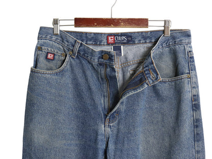 90s チャップス ラルフローレン デニム パンツ メンズ 36 32 古着 オールド ポロ ジーパン ジーンズ ストレート アタリ 5ポケット ボトムス