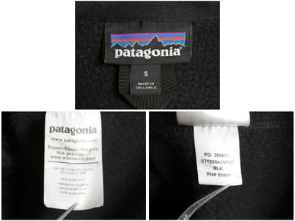 パタゴニア ベターセーター ジャケット レディース S 20年製 アウトドア 裏起毛 フリース セーター フルジップ ブルゾン ブラック シンプル