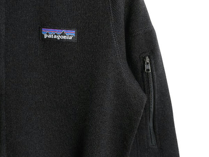 パタゴニア ベターセーター ジャケット レディース S 20年製 アウトドア 裏起毛 フリース セーター フルジップ ブルゾン ブラック シンプル