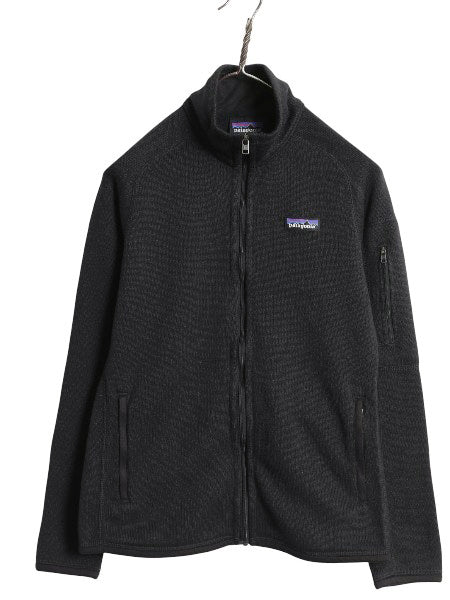 パタゴニア ベターセーター ジャケット レディース S 20年製 アウトドア 裏起毛 フリース セーター フルジップ ブルゾン ブラック シンプル