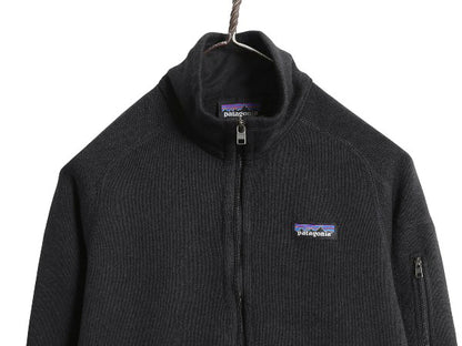 パタゴニア ベターセーター ジャケット レディース S 20年製 アウトドア 裏起毛 フリース セーター フルジップ ブルゾン ブラック シンプル