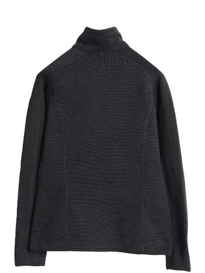 パタゴニア ベターセーター ジャケット レディース S 20年製 アウトドア 裏起毛 フリース セーター フルジップ ブルゾン ブラック シンプル