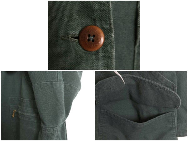 80s USA製 エルエルビーン ダック ハンティング ジャケット レディース S / ヴィンテージ カバーオール ハーフ コート 中綿 ライナー 付き