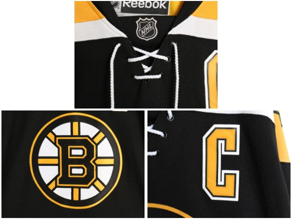 ブルーインズ メッシュ ホッケー ジャージ メンズ XL / NHL オフィシャル リーボック アイスホッケー ユニフォーム 大きいサイズ ブラック