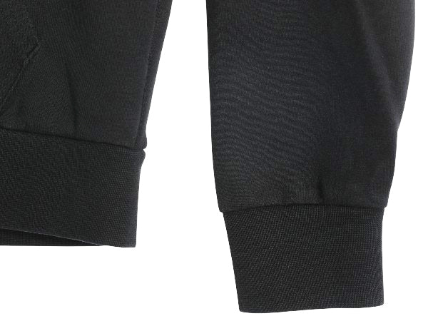 ポロ ラルフローレン ロゴ 刺繍 フード パーカー メンズ L / プルオーバー ストレッチ スムース ジャージ 素材 スウェット トレーナー 黒